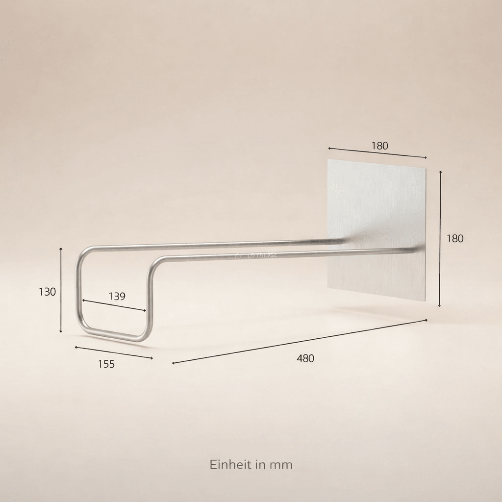 Metal Bookshelf - LIVORA