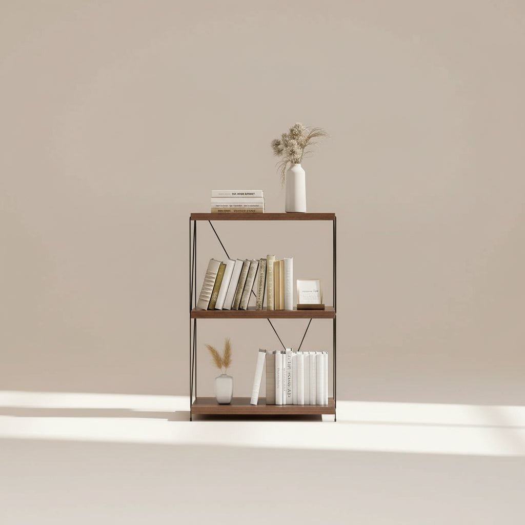 Standregal Mit Metallrahmen - LIVORA