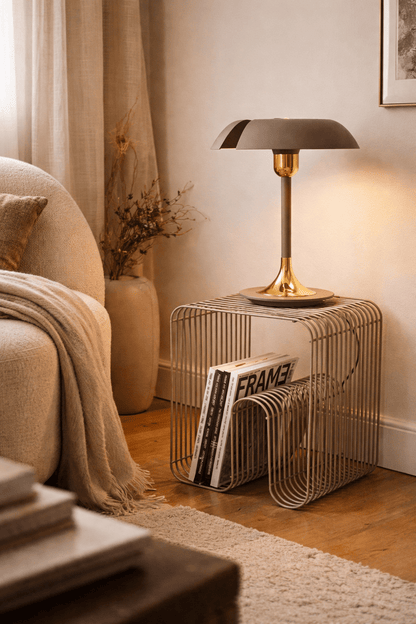 Curva Coffee Table Bookshelf - LIVORA