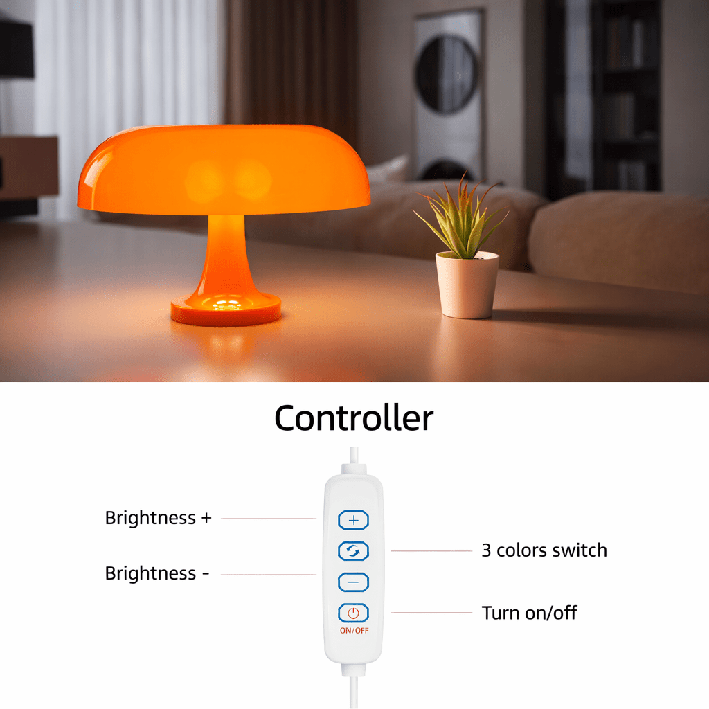 Mushroom Table Lamp - LIVORA