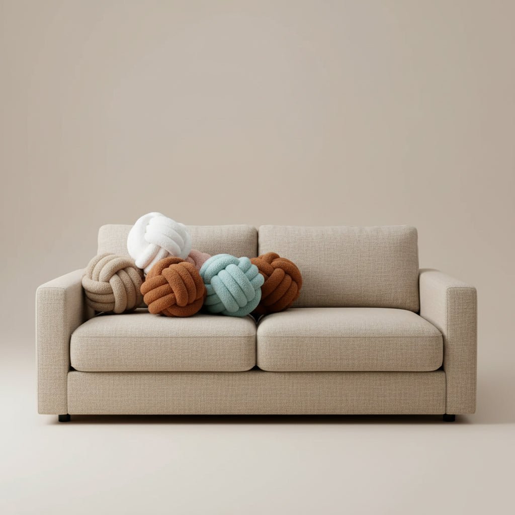 Knotted Ball Kissen - LIVORA