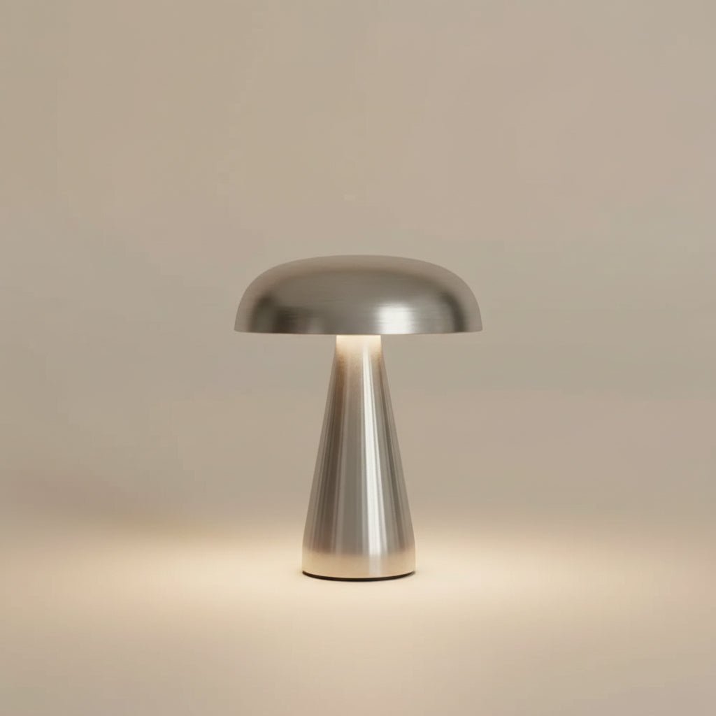 Chrome Pilz Lampe - LIVORA