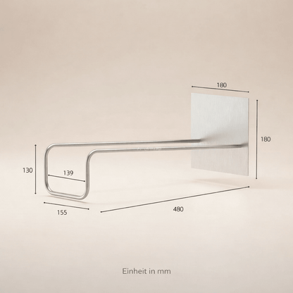 Metal Bookshelf - LIVORA