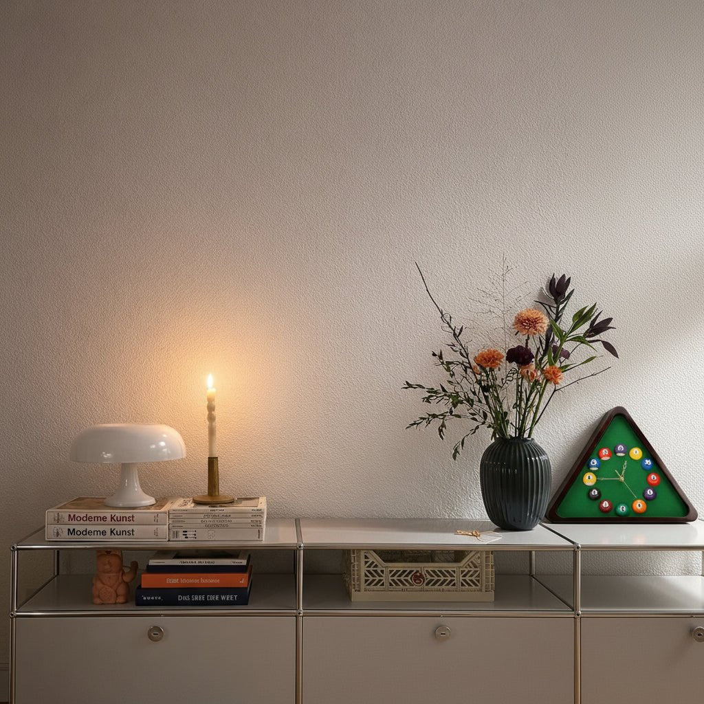 Vintage Billiard Wood Clock - LIVORA