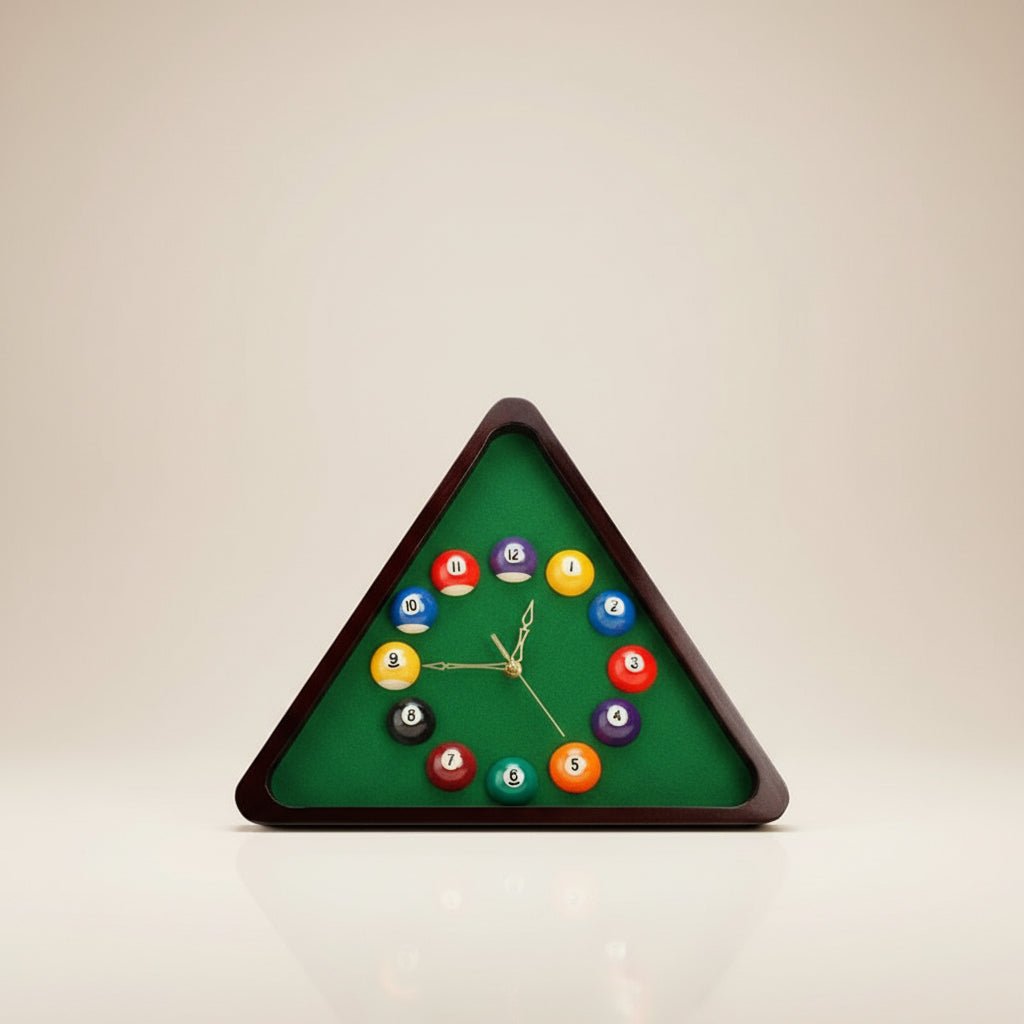 Vintage Billiard Wood Clock - LIVORA