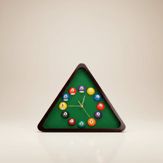 Vintage Billiard Wood Clock - LIVORA