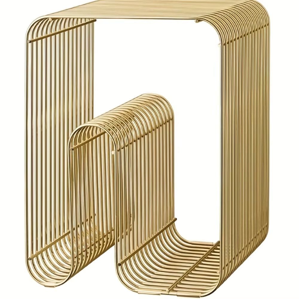 Curva Coffee Table Bookshelf - LIVORA