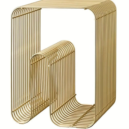 Curva Coffee Table Bookshelf - LIVORA